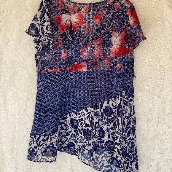 Jessica Simpson Maternity Floral Tunic Size L - Picture 9 of 10